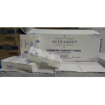 HAND TOWELS INTERLEAVED COMPACT (24 PACKS X 90 SHEETS) ULTRASOFT 0924CW