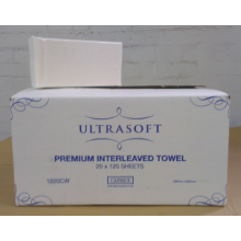 HAND TOWEL ULTRASLIM (CARTON- 20 PACKS X 120 SHEETS)- CAPRICE ULTRASOFT 1220CW